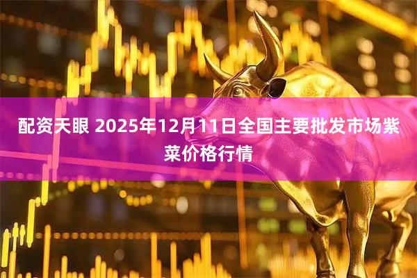 配资天眼 2025年12月11日全国主要批发市场紫菜价格行情